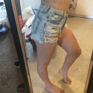 Grommet shorts